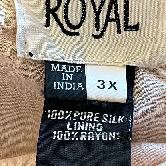 Hand made Pink sequence women’s top size 3X Silk new - Picture 6 of 7